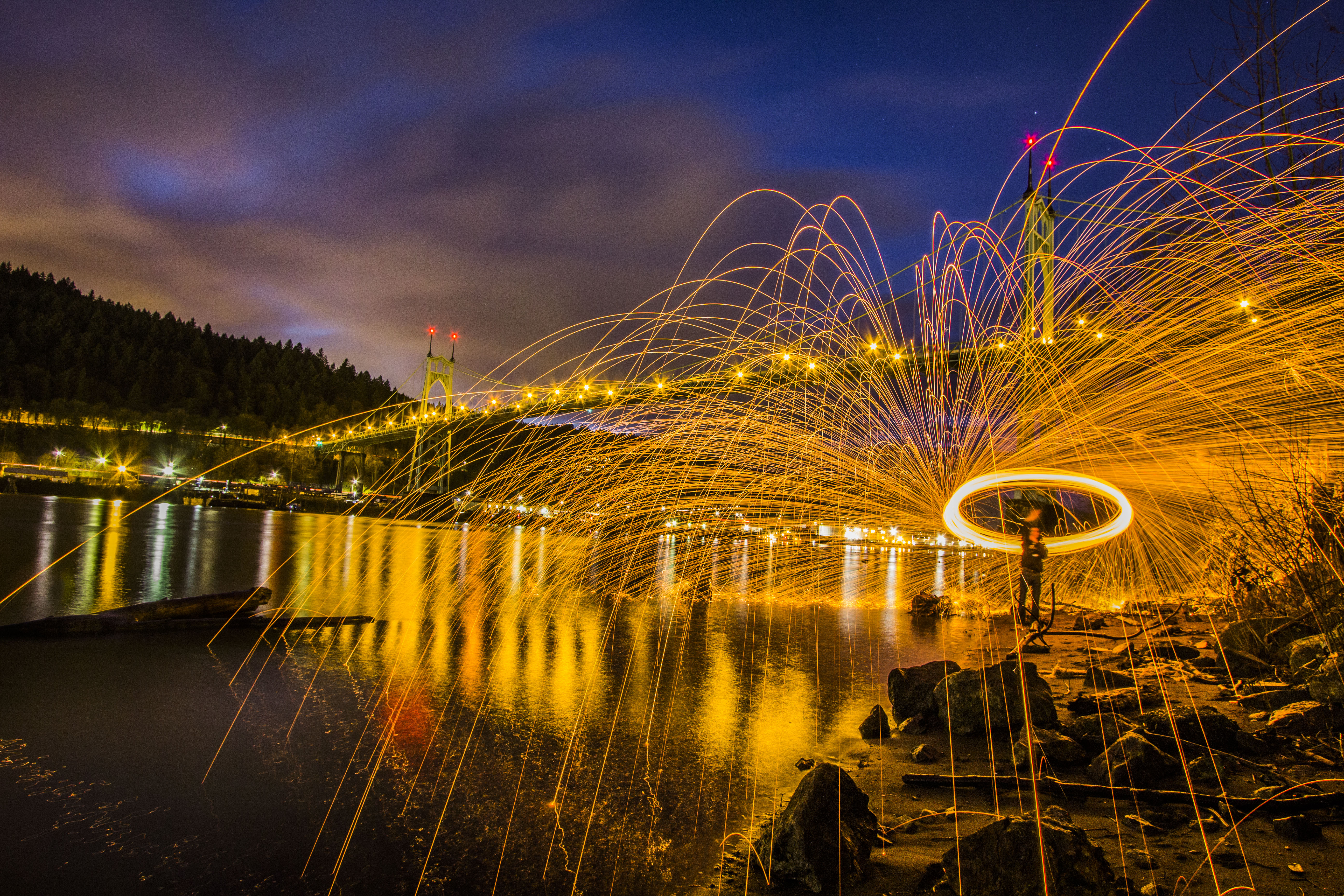 Photograph the St. John's Bridge