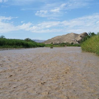 Relax in the Boquillas Hot Springs