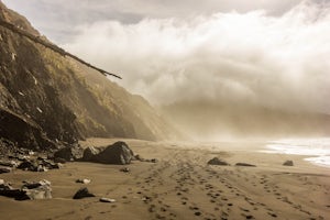 Camp at Usal Beach on the Lost Coast 