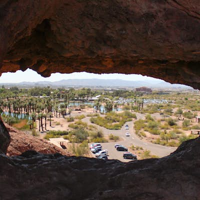 Hike to the Hole in the Rock at Papago Park