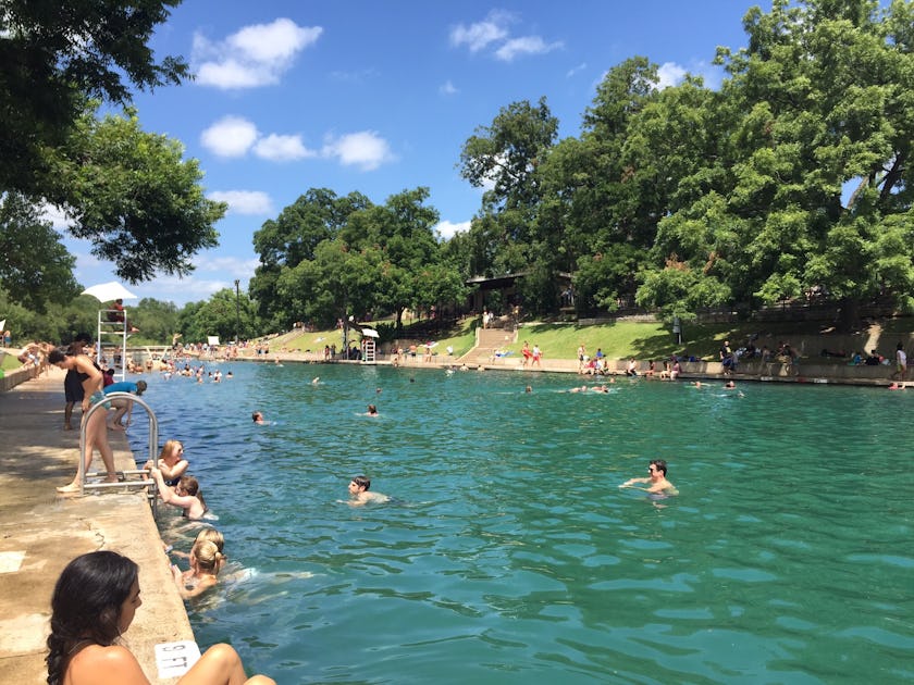 Swim in Barton Springs Pool, Austin, Texas
