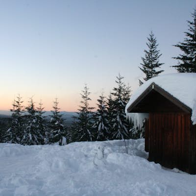 Snowshoe to the Mountain View Shelter