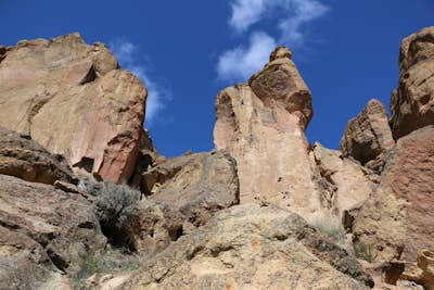 Watch the climbers at Smith Rock