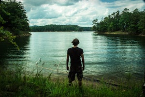 Hike and Swim at Red Top Mountain