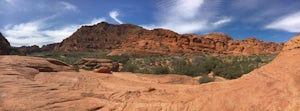 Climb in Snow Canyon