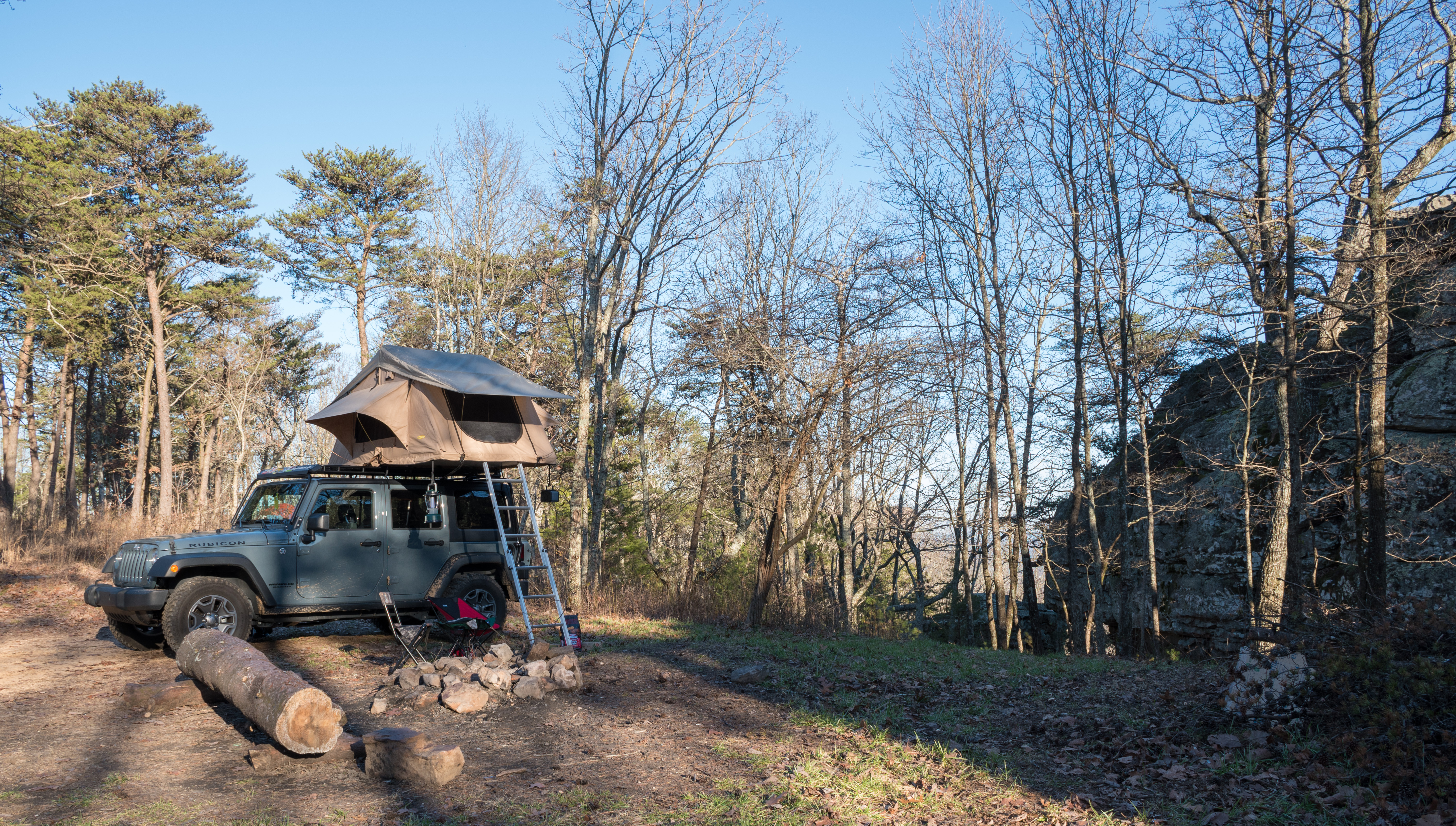 Camp at Sand Rock