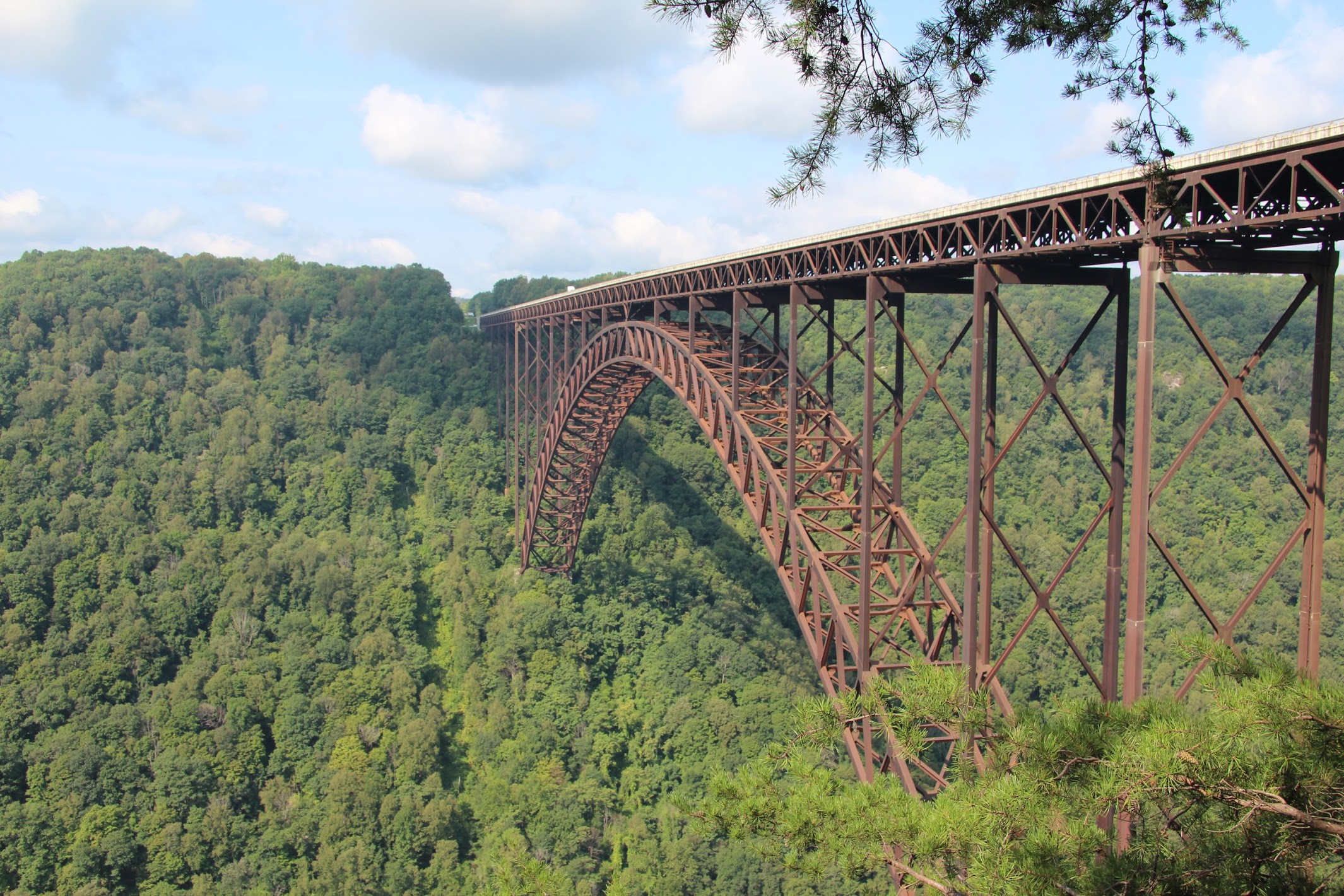 Photograph the New River Bridge, Lansing, West Virginia