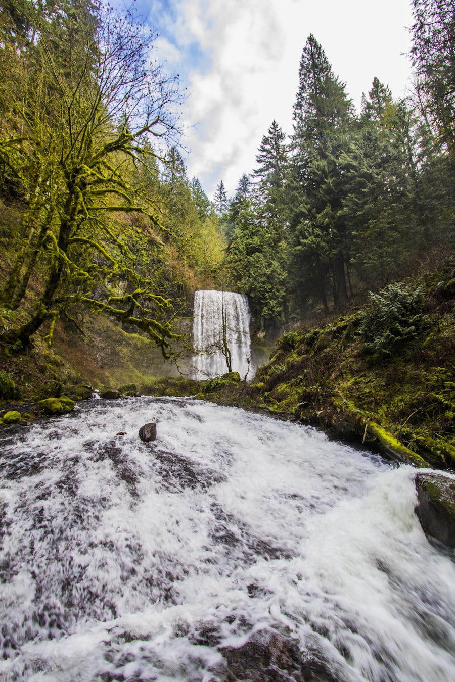 Hike To Upper Bridal Veil Falls Upper Bridal Veil Falls Pull Off