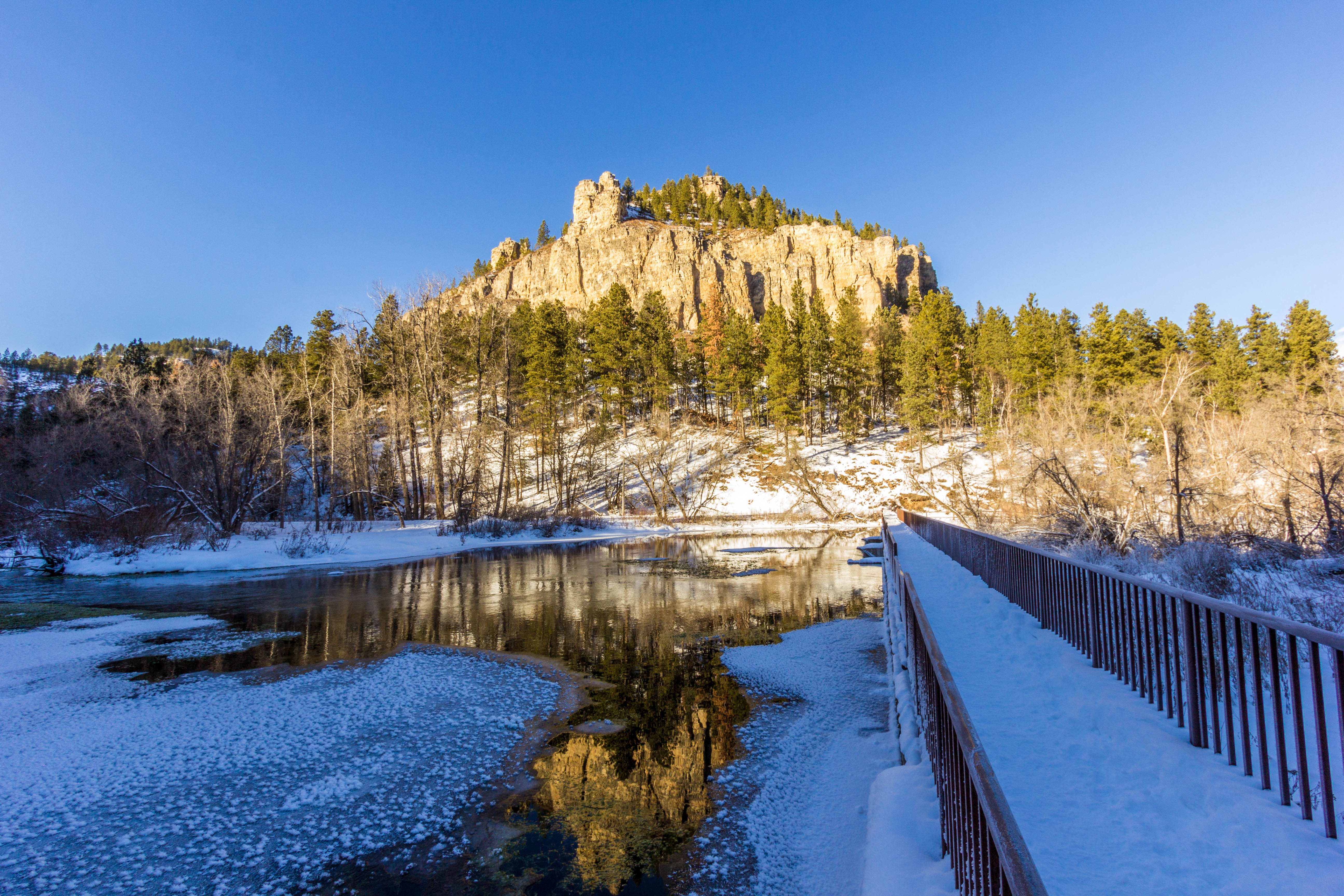 Explore the Frozen Waterfalls of Spearfish Canyon 