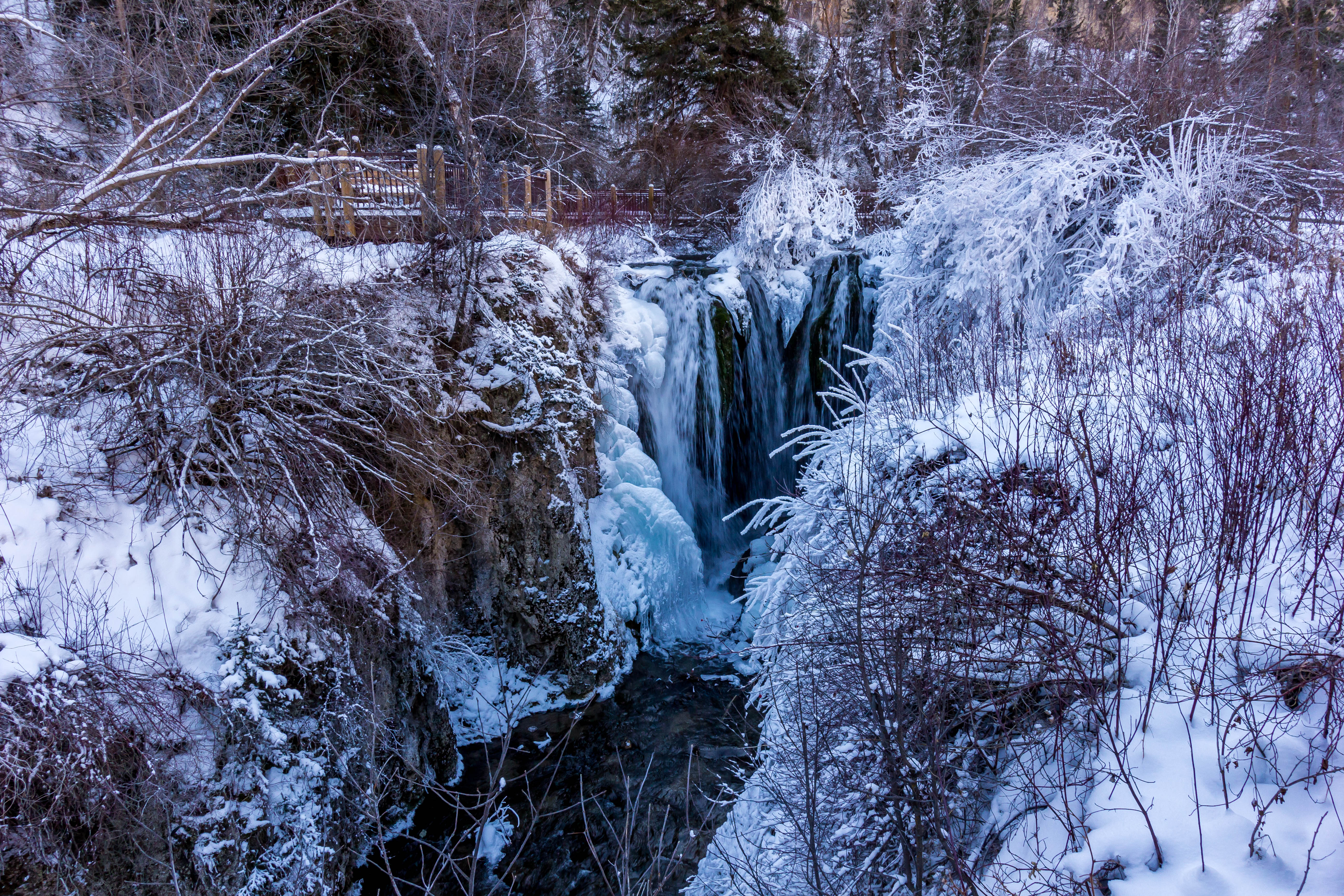 Explore the Frozen Waterfalls of Spearfish Canyon 
