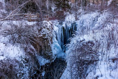 Explore the Frozen Waterfalls of Spearfish Canyon 