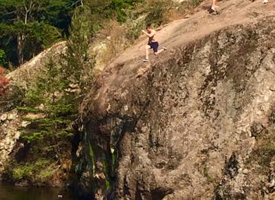 Cliff Jump at Whistle Lake
