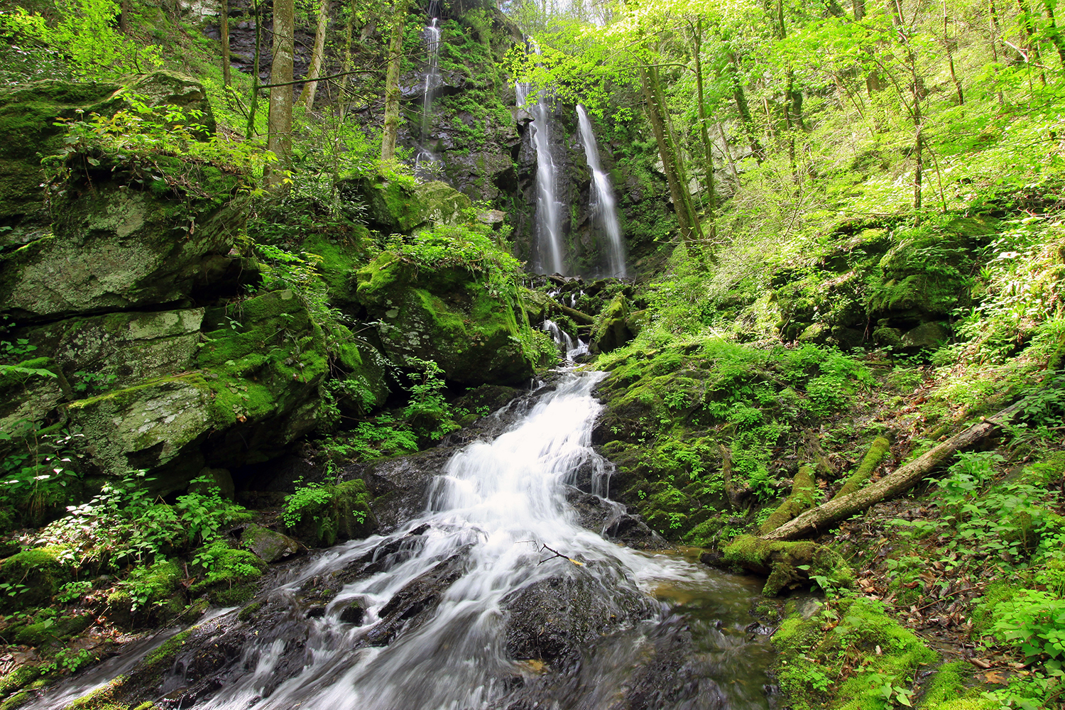 Hike to Lee Falls, Tamassee, South Carolina
