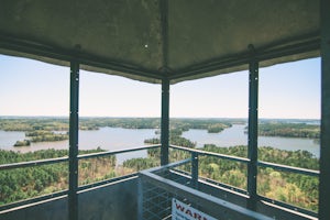 Hike to the Smith Mountain Fire Tower (Lake Martin)