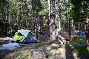 Camp at Wawona in Yosemite National Park