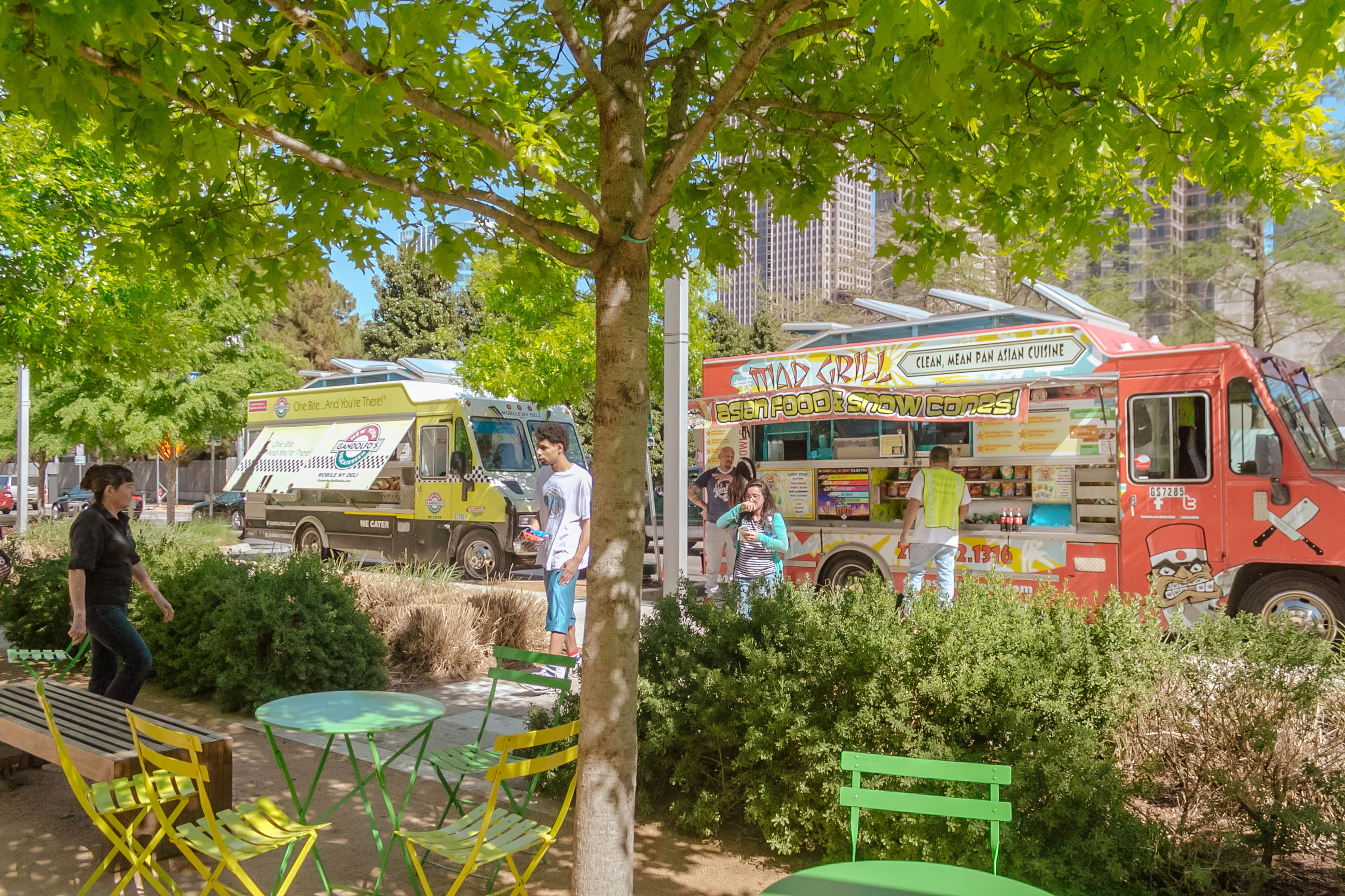 Relax at Klyde Warren Park