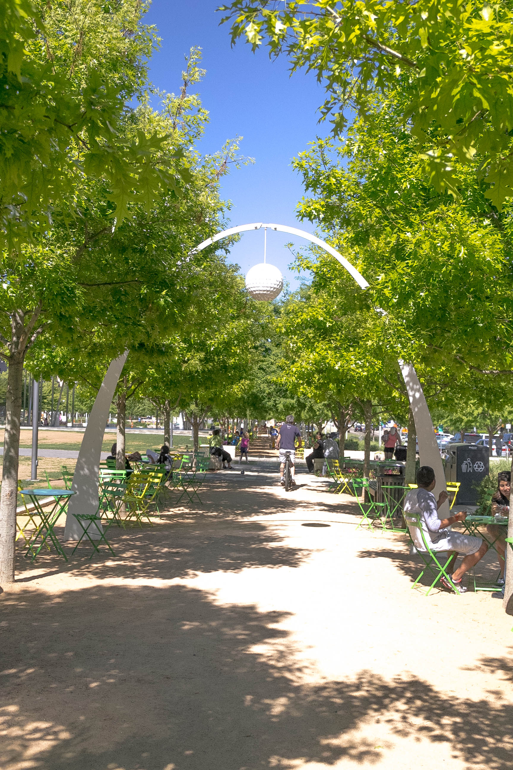 Relax at Klyde Warren Park
