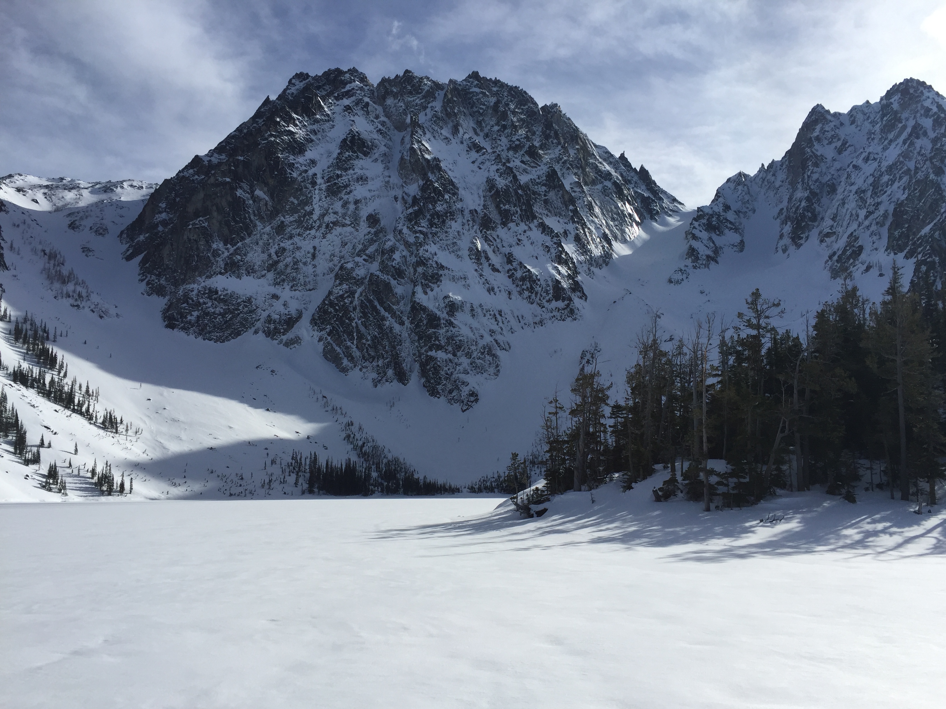 Snowshoe to Colchuck Lake, Leavenworth, Washington