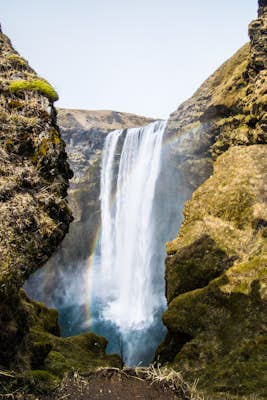 HIke to the Skógafoss Waterfall
