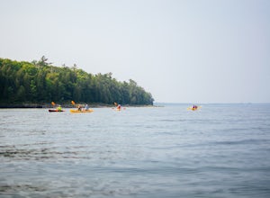 Kayak from Schauer Park to Cave Point County Park