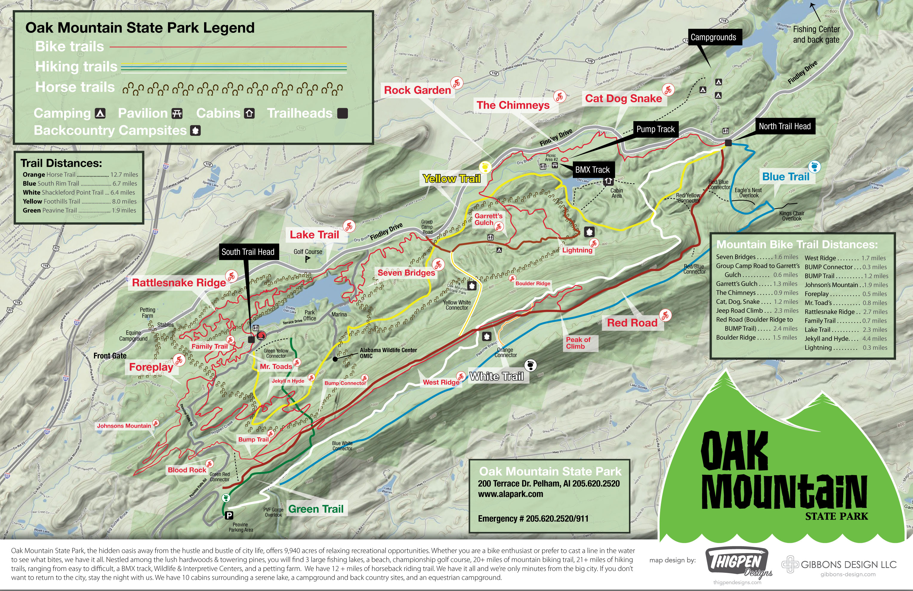 Mountain Bike at Oak Mountain State Park