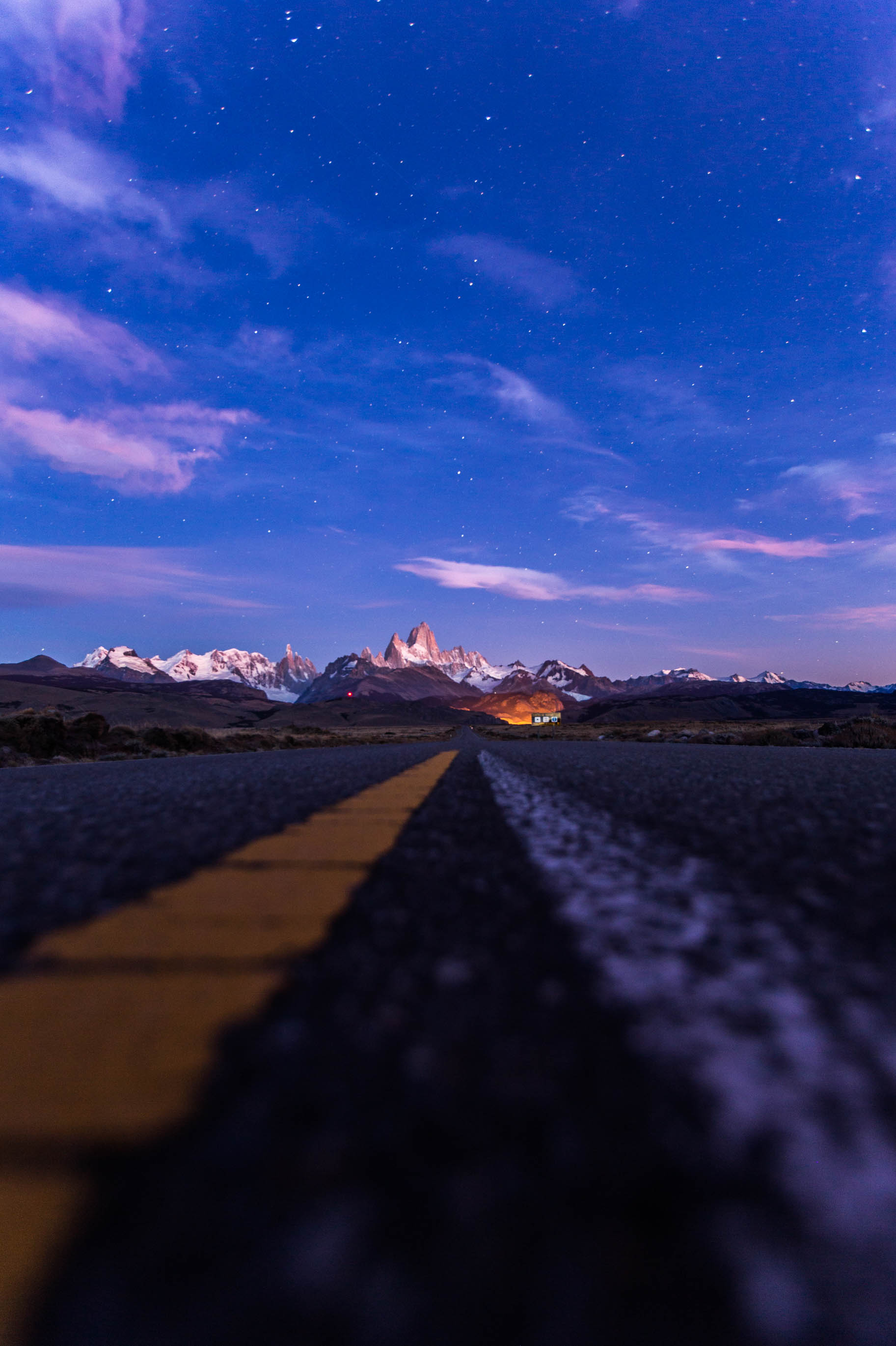 Photograph Fitz Roy and Cerro Torre from Route 40