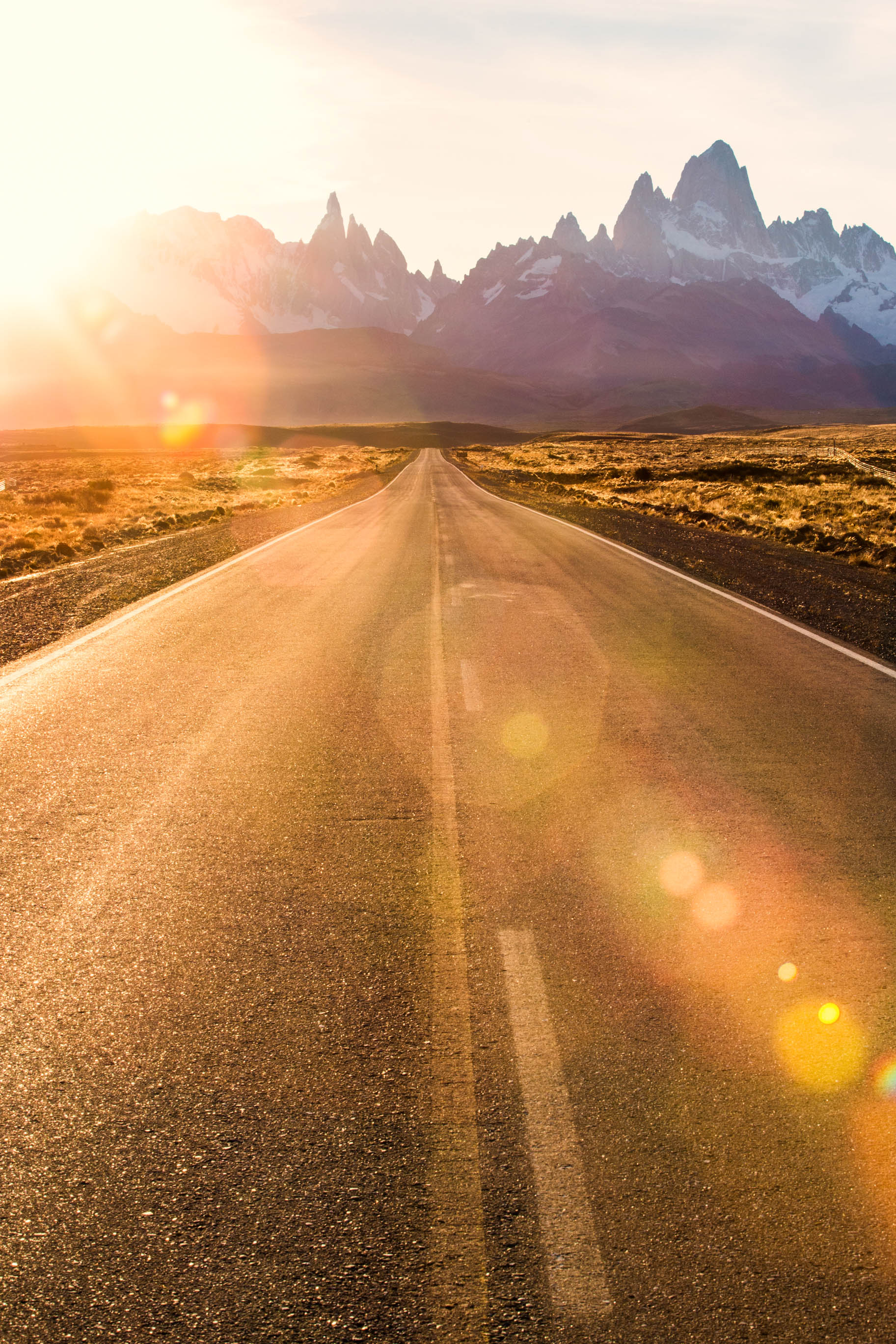 Photograph Fitz Roy and Cerro Torre from Route 40