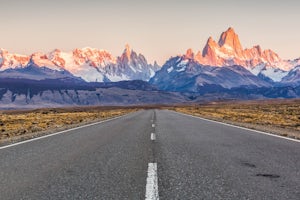 Photograph Fitz Roy and Cerro Torre from Route 40