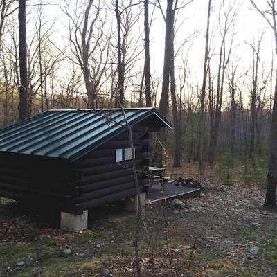 Camp at Tom's Run Shelter