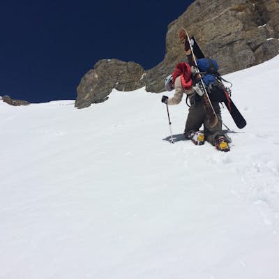 Ski or Snowboard Lost River Peak Super Gully Backcountry 