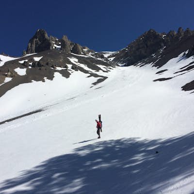Ski or Snowboard Lost River Peak Super Gully Backcountry 
