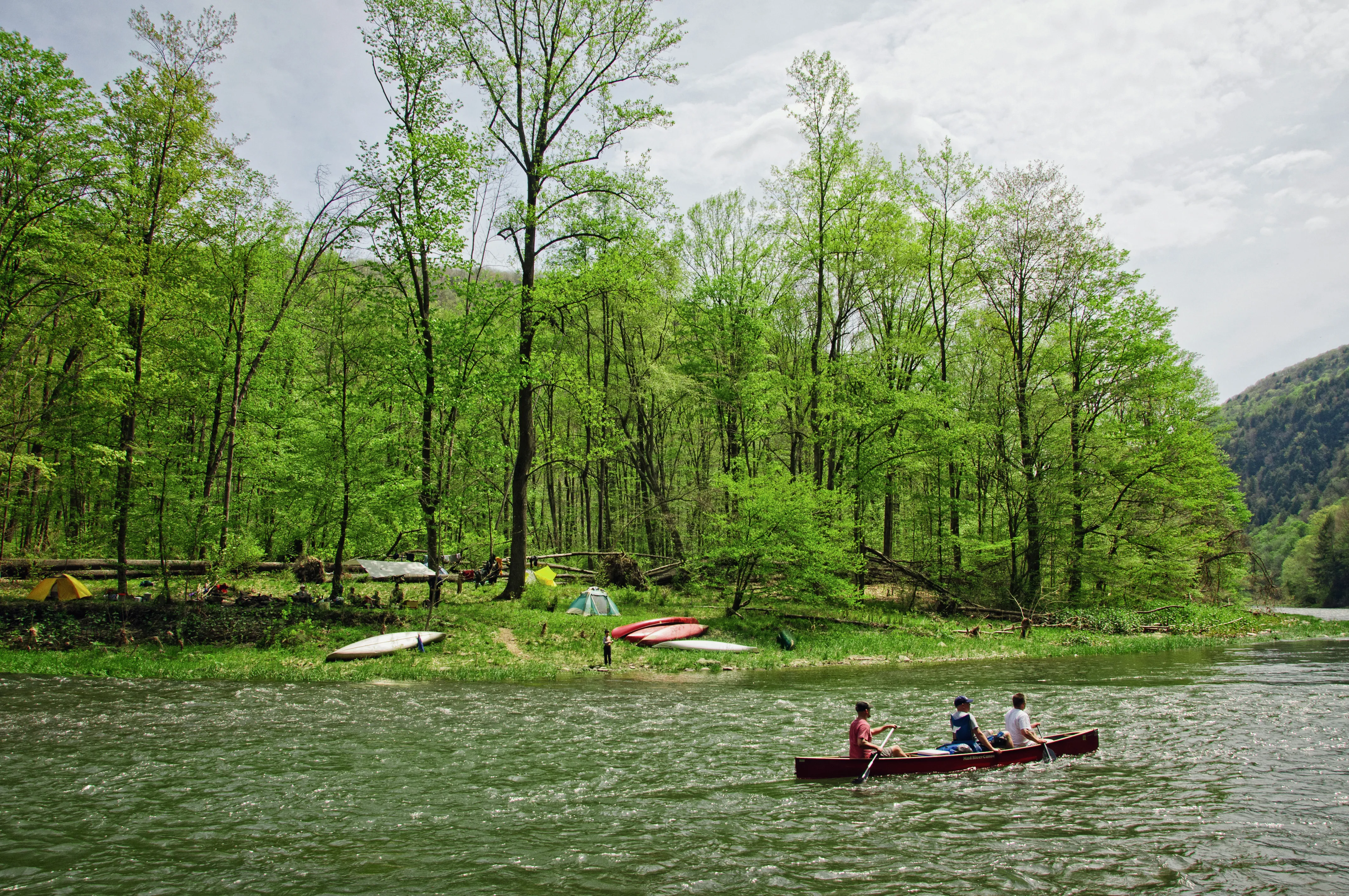 Kayak Camp the Pennsylvania Grand Canyon