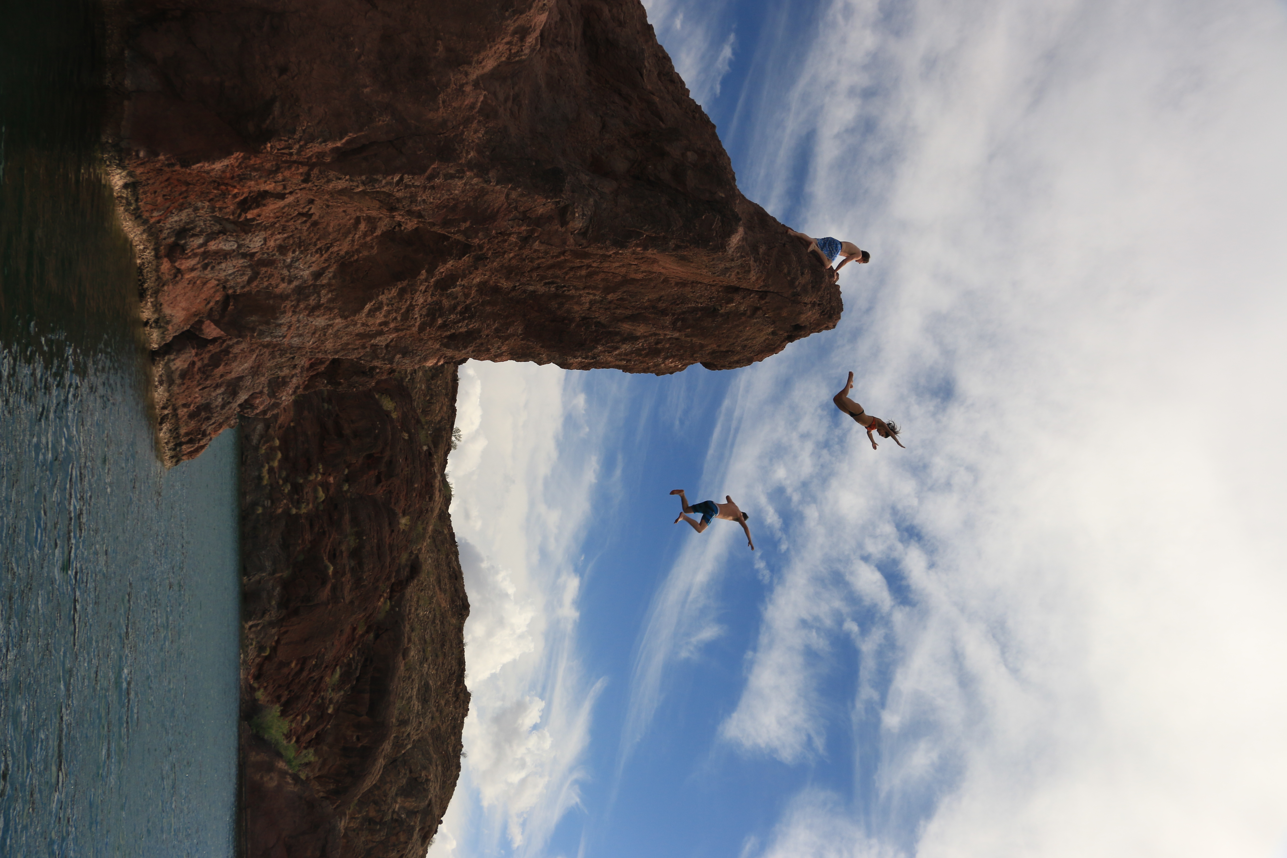 Cliff Jump at Copper Canyon