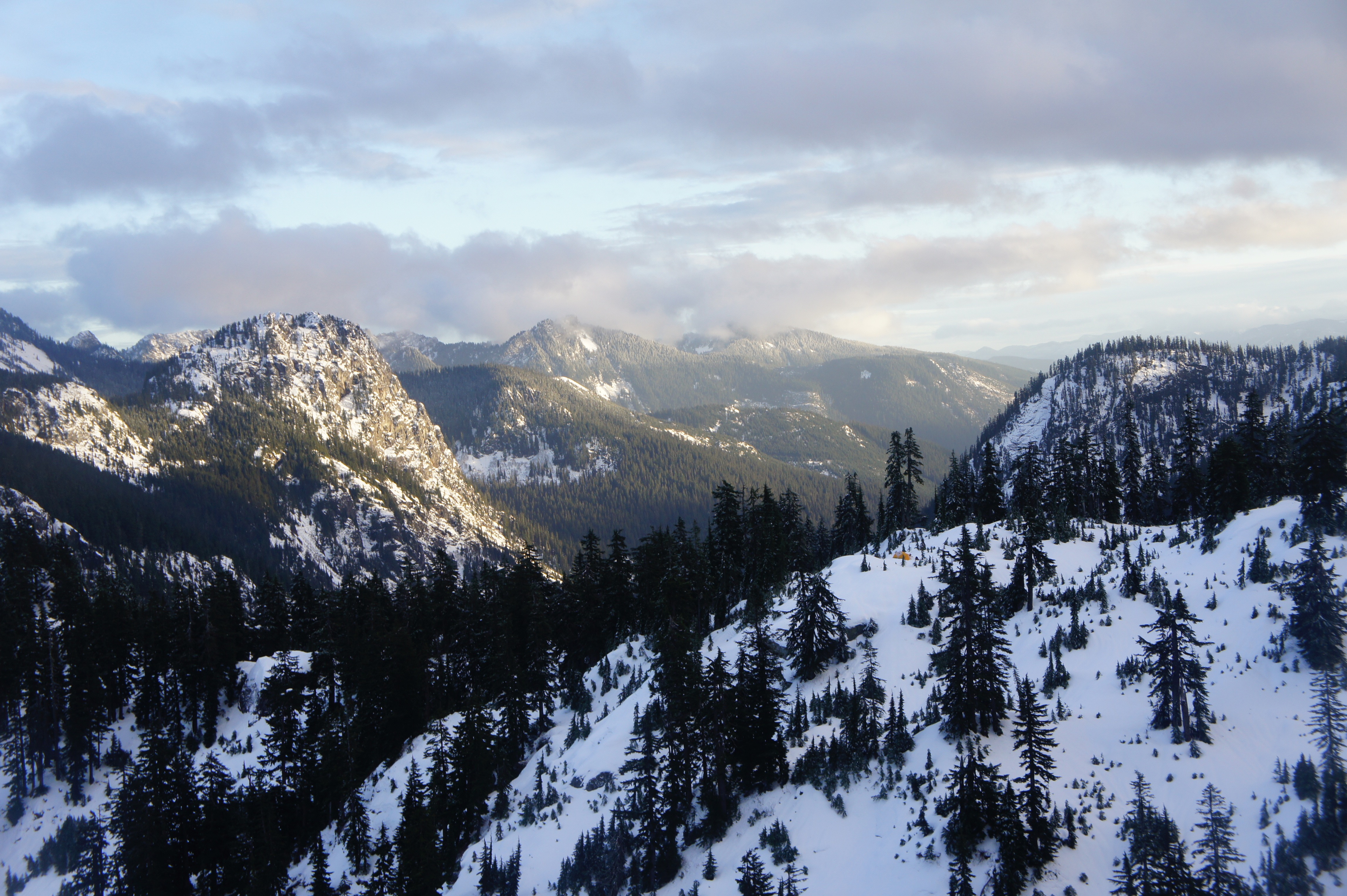 Winter Camping at Snow Lake