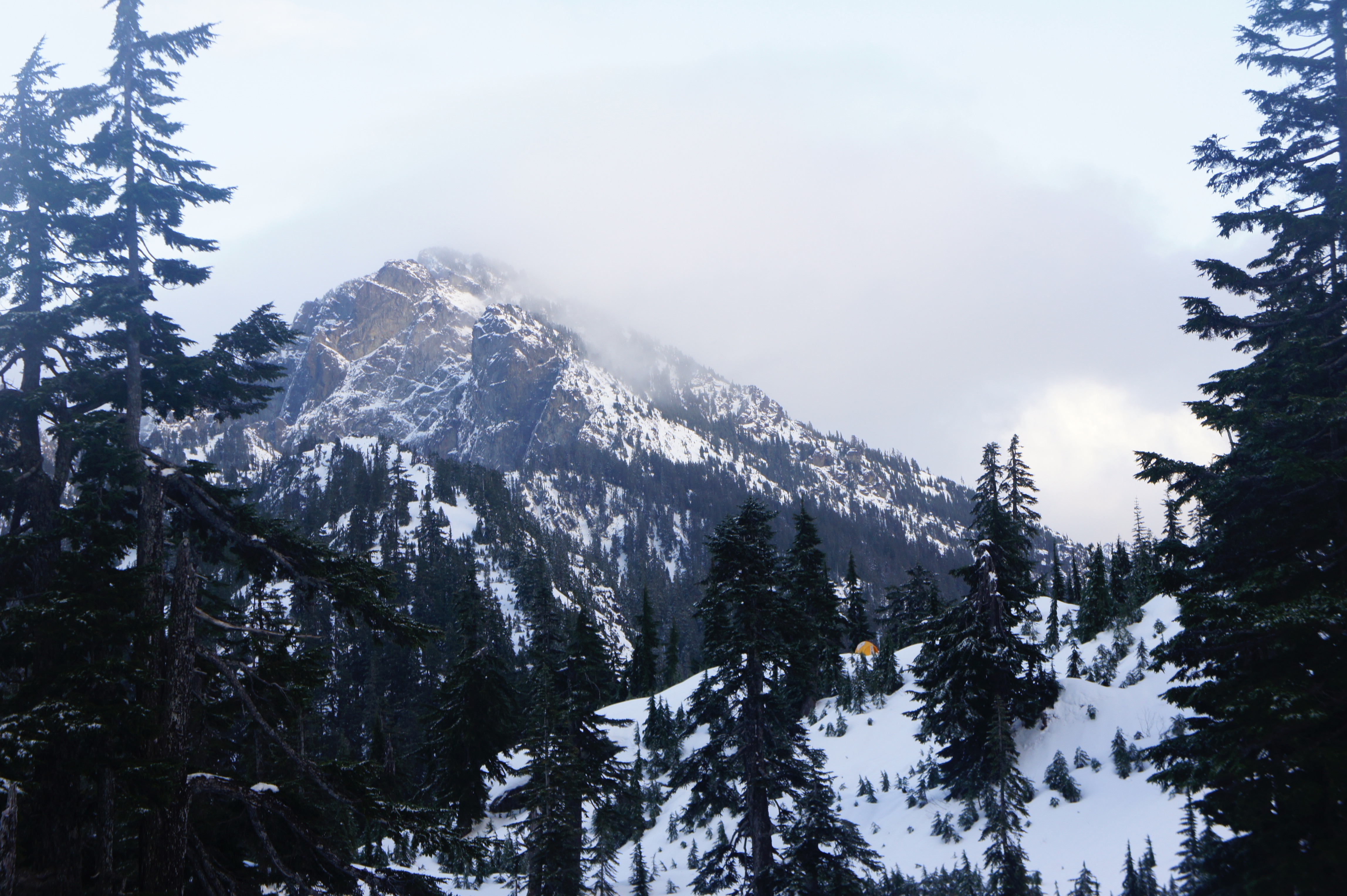 Winter Camping at Snow Lake