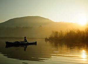 Kayak and Fish at Little Pine Lake