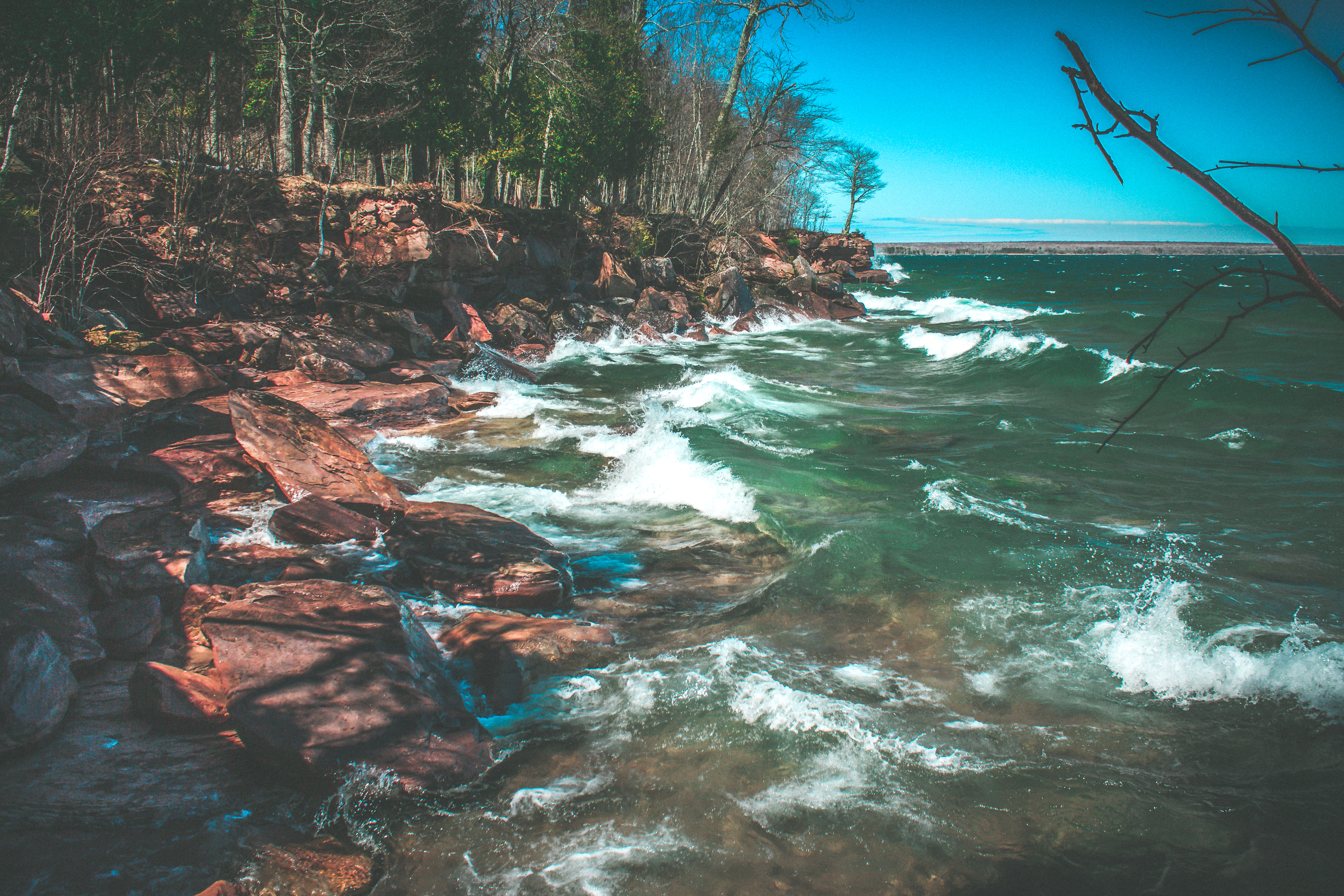 Hike the Point Trail at Big Bay State Park