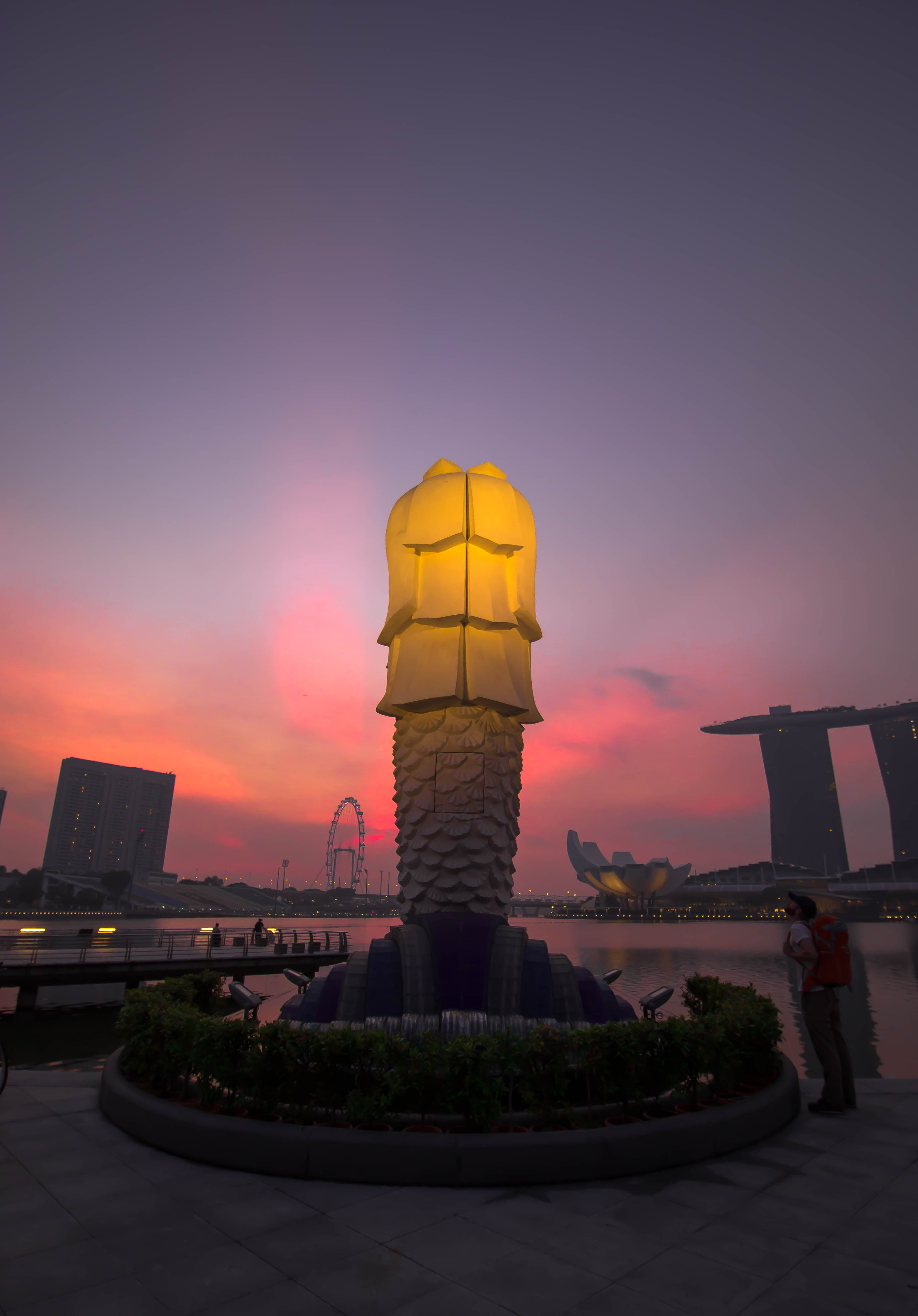 Catch the Sunrise at Merlion Park