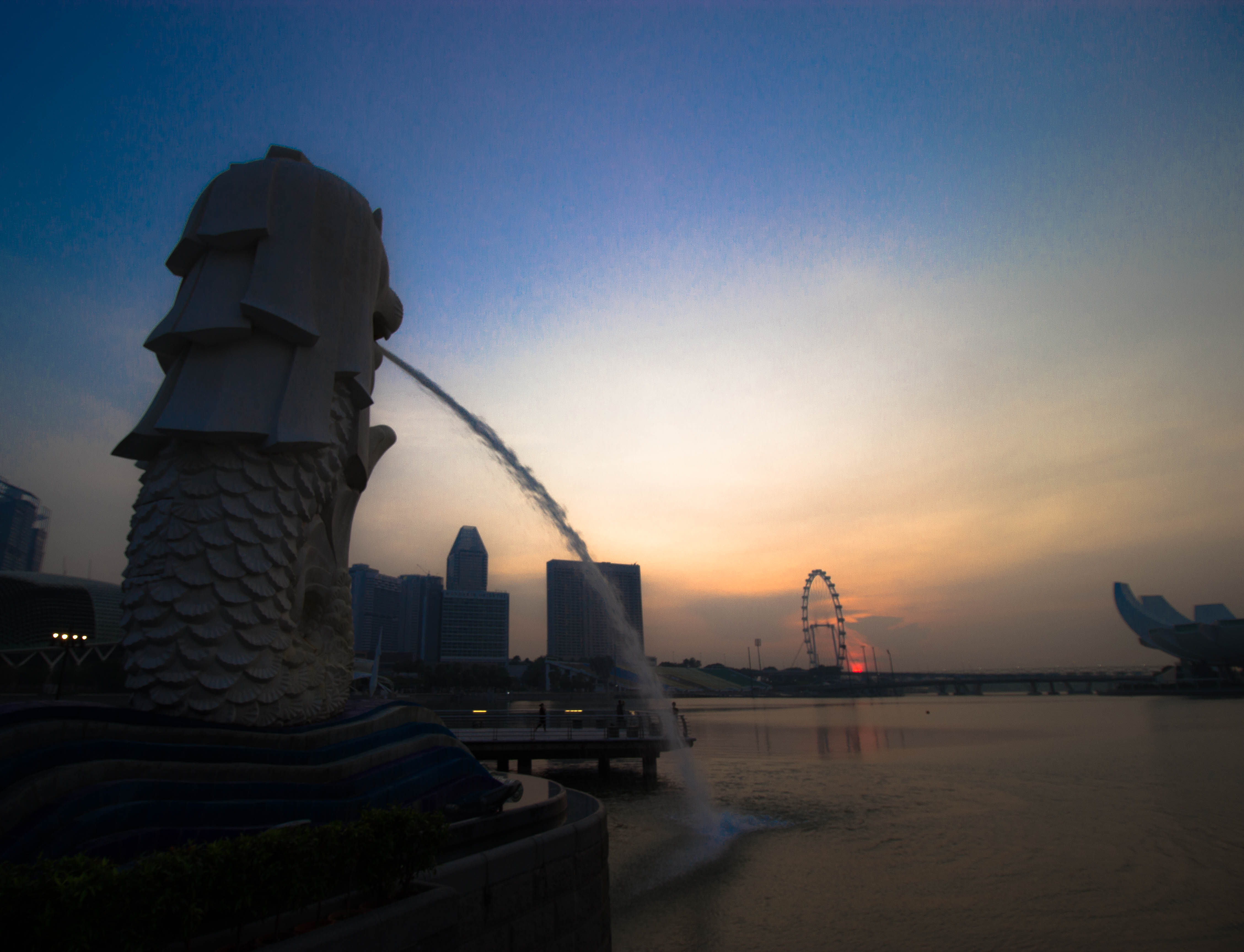 Catch the Sunrise at Merlion Park