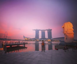 Catch the Sunrise at Merlion Park