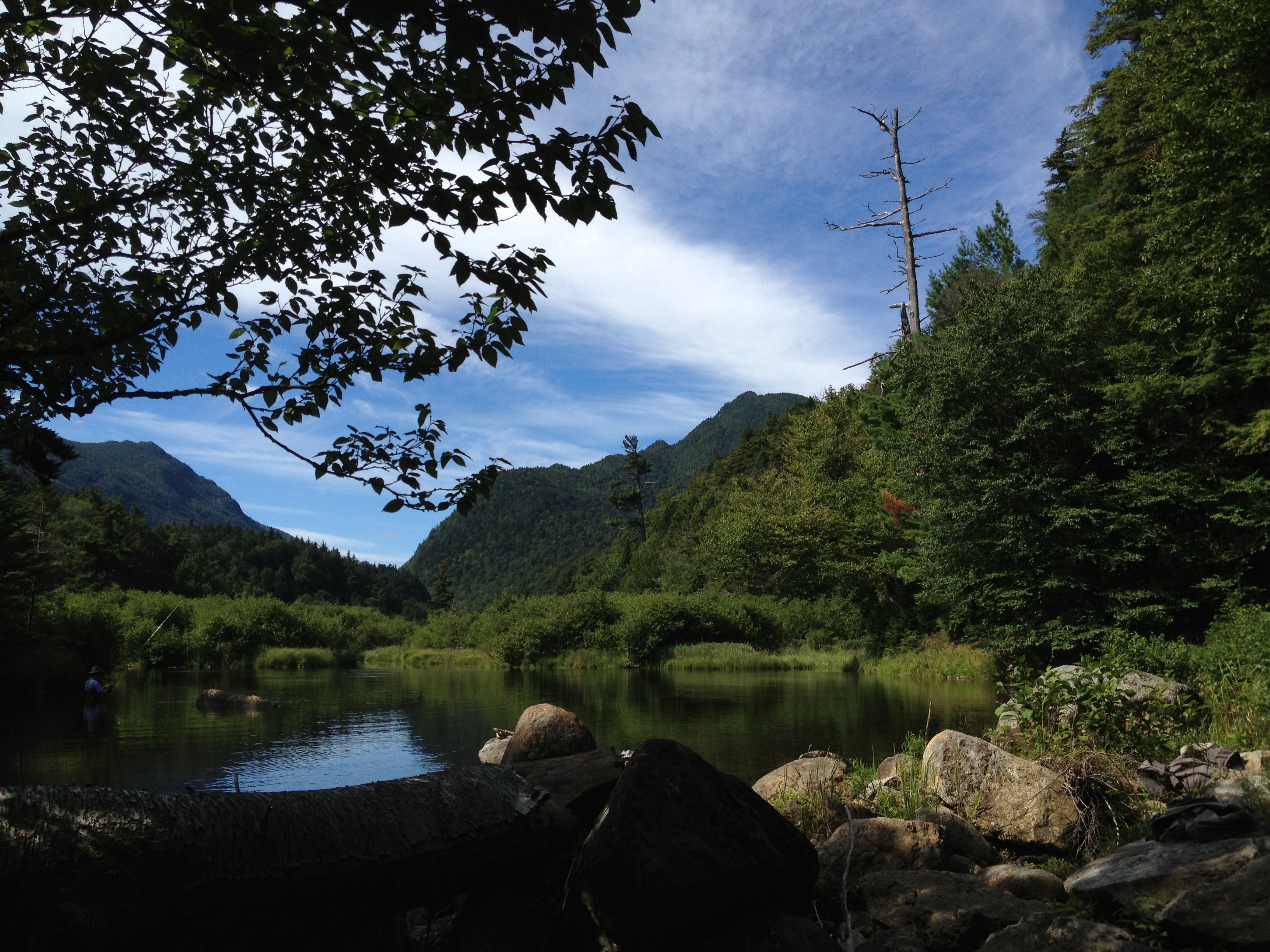 Gothics Mountain, Pyramid Peak, and Sawteeth Mountain via Beaver Meadow Falls 