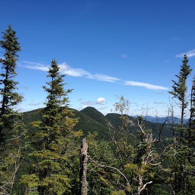 Hike to Gothics Mountain, Pyramid Peak, and Sawteeth Mountain via Beaver Meadow Falls 
