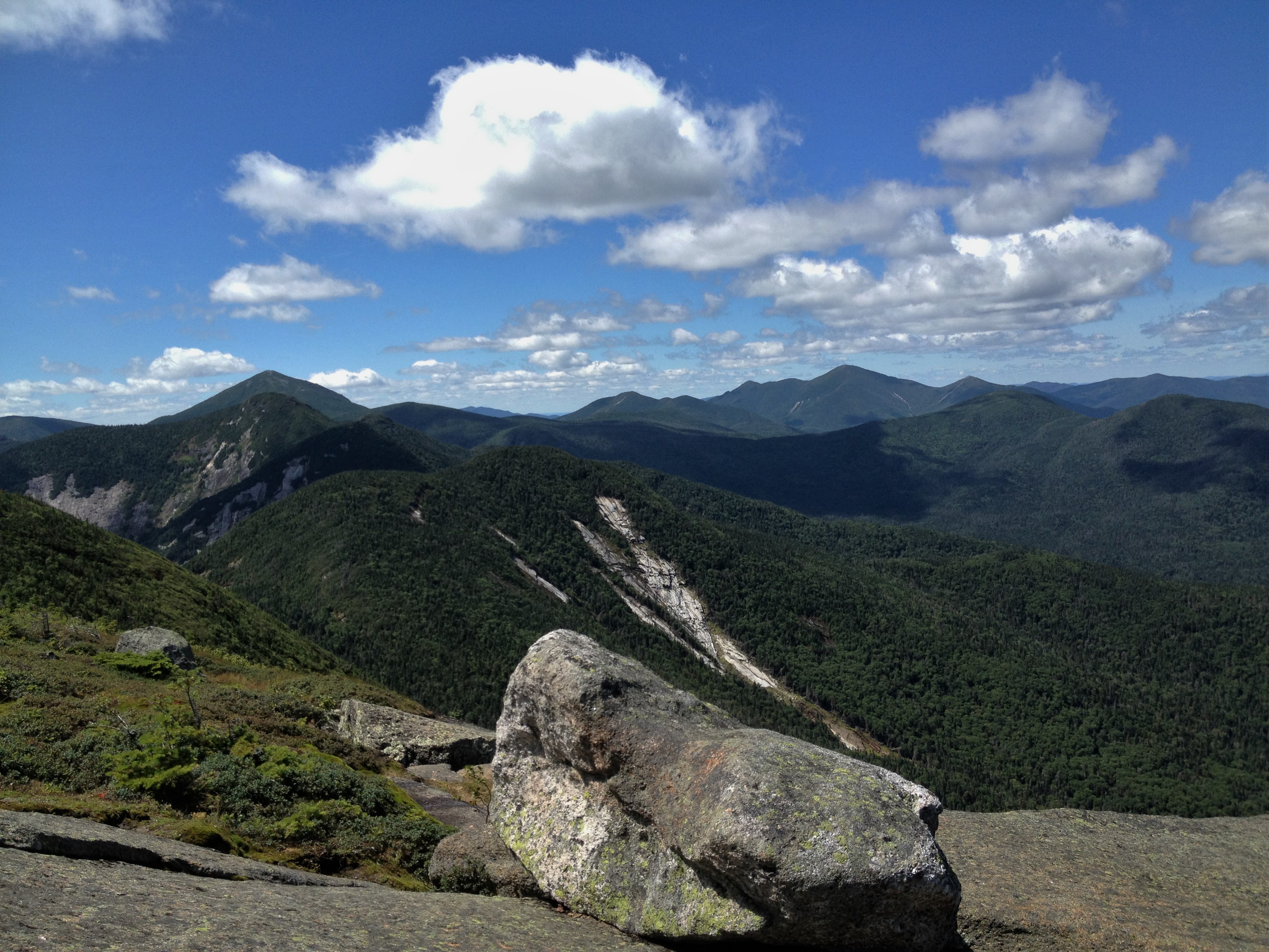 Gothics Mountain, Pyramid Peak, and Sawteeth Mountain via Beaver Meadow Falls 