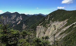 Hike to Gothics Mountain, Pyramid Peak, and Sawteeth Mountain via Beaver Meadow Falls 