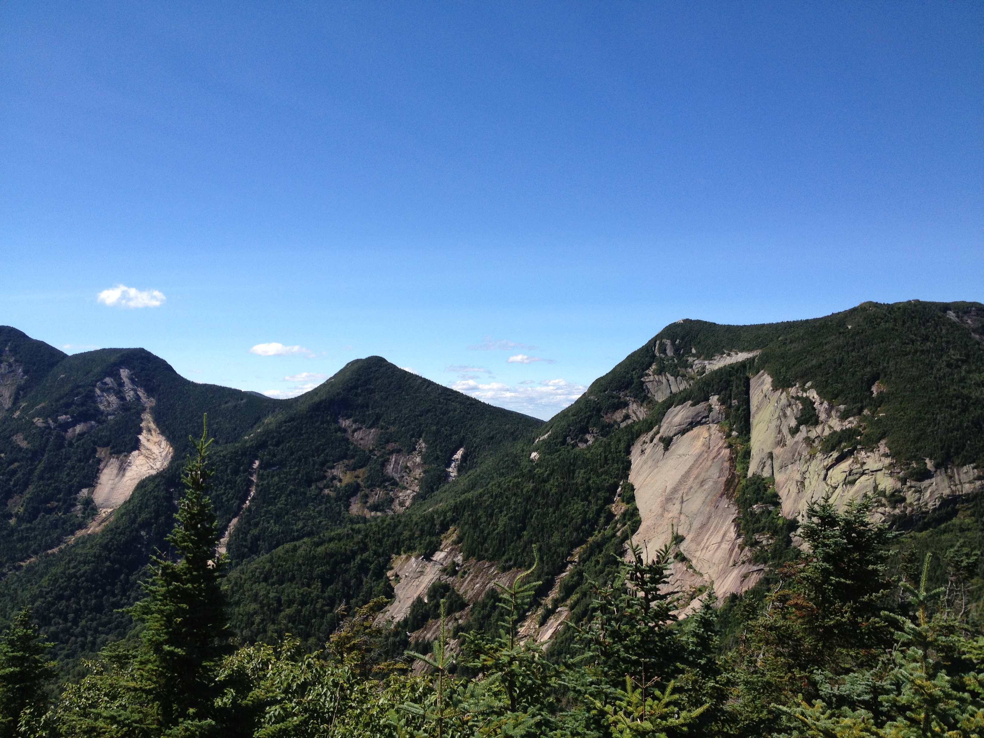 Gothics Mountain, Pyramid Peak, and Sawteeth Mountain via Beaver Meadow Falls 