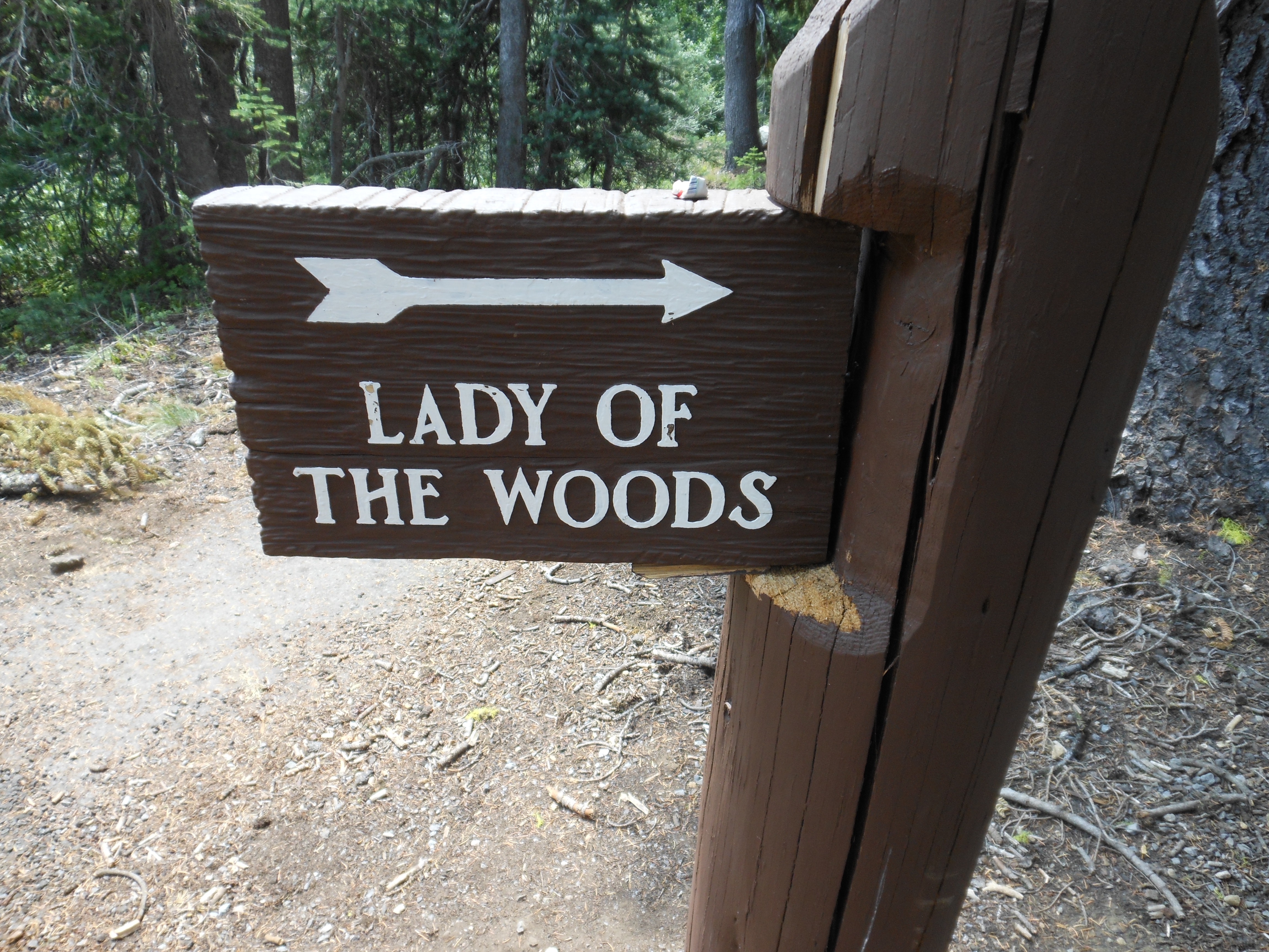 Visit the Lady of the Woods at Crater Lake