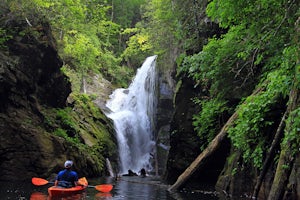 Kayak to Laurel Fork Falls