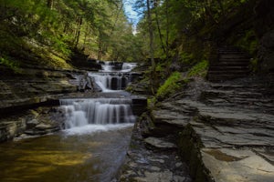 Hike the Gorge Trail at Buttermilk Falls