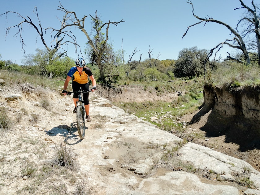 Camp & Mountain Bike at Flat Rock Ranch, Comfort, Texas