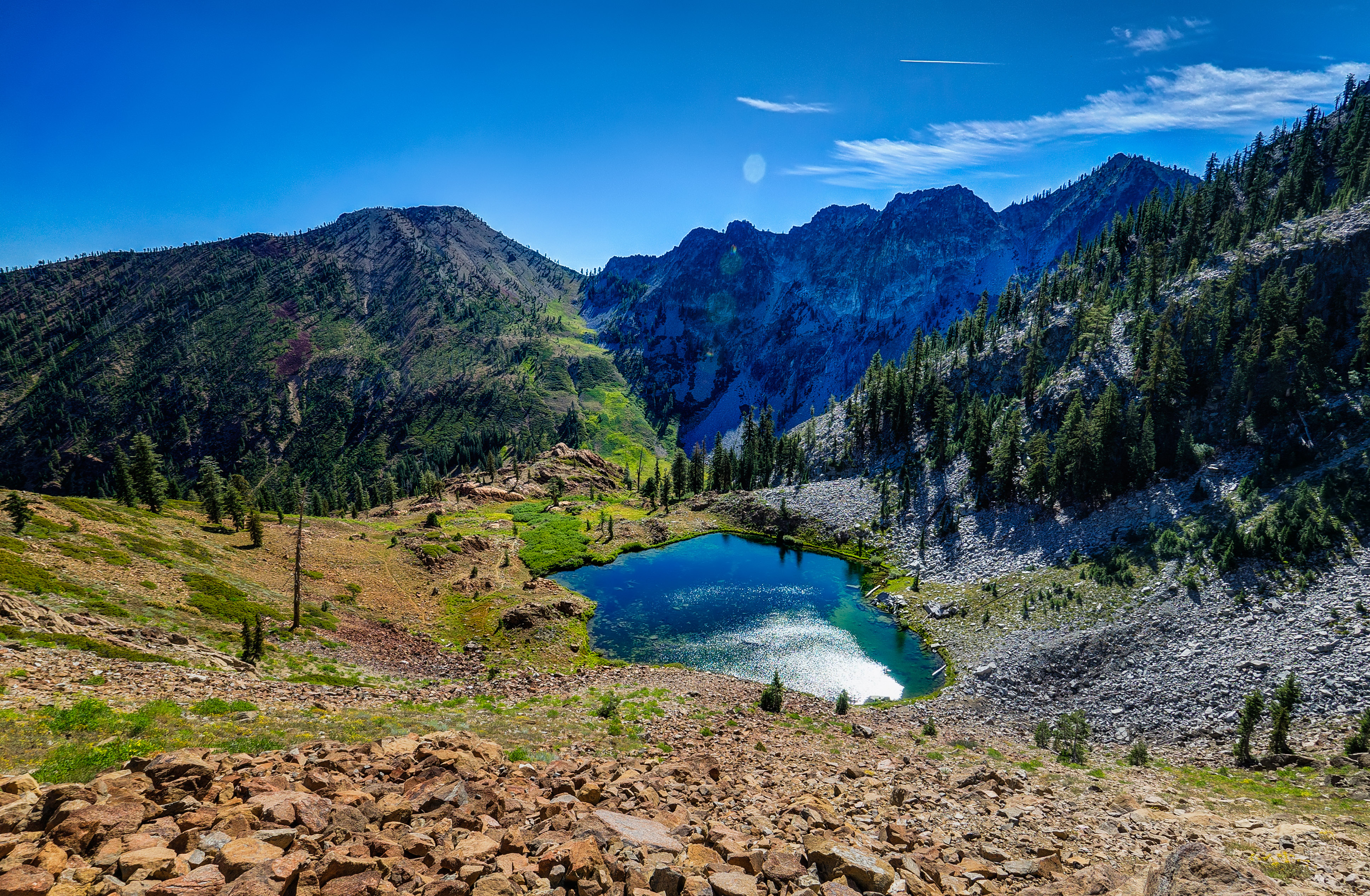 Backpack to Bear Basin and The Four Lakes Loop